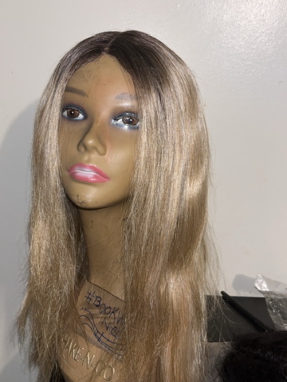 Blonde Straight Lace Front Wig - Sleek Natural Look